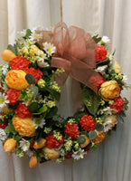 Flower Arrangement - Round flower garland