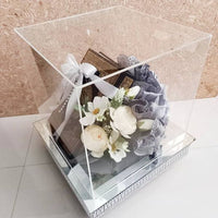 Hantaran - Mirror-based Acrylic Box (for rent)