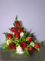 Flower Arrangement - Triangular Shaped  Fresh Flower