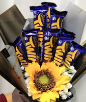 Chocolate Bouquet - Twirl with Sunflower